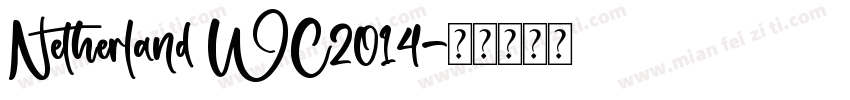 Netherland WC2014字体转换